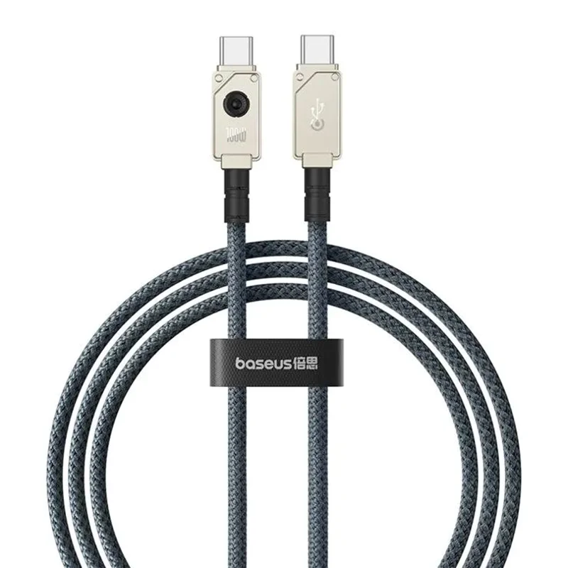 کابل تبدیل USB-C به USB-C بیسوس مدل Unbreakable Series 100W طول 2 متر