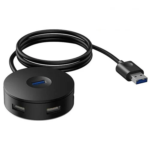 هاب 5 پورت USB بیسوس مدل AIRJOY Round Box CAHUB-U01