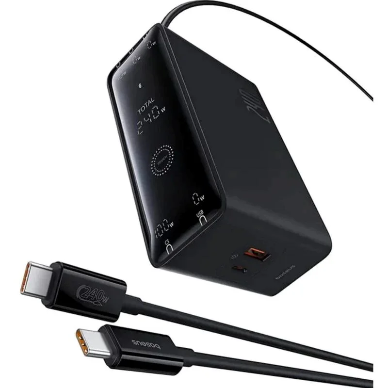 شارژر رومیزی 240 وات بیسوس مدل Ultra Fast 240W
