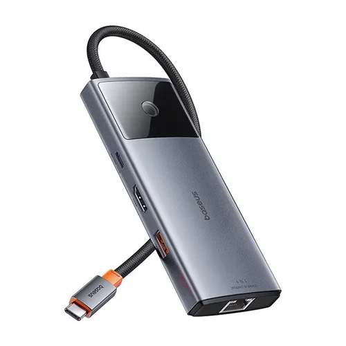 هاب 6 پورت USB-C بیسوس مدل Metal Gleam Series II BS-OH099 دارای ایراد ظاهری