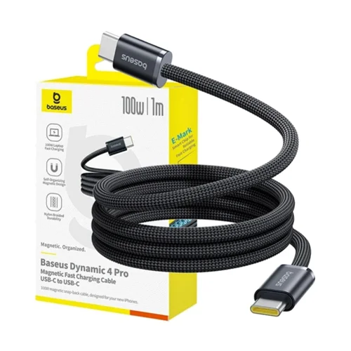 کابل تبدیل USB-C به USB-C بیسوس مدل Dynamic 4 Pro طول 1 متر