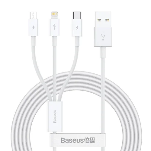 کابل سه سر بیسوس مدل CAMLTYS-02 طول 1.5 متر
