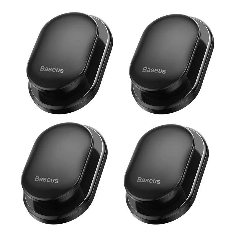 پد نگهدارنده اشیاء داخل خودرو بیسوس مدل Small Hook بسته 4 عددی