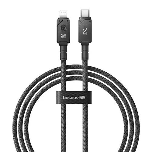 کابل تبدیل USB-C به لایتنینگ بیسوس مدل Unbreakable Series 20W طول 2 متر