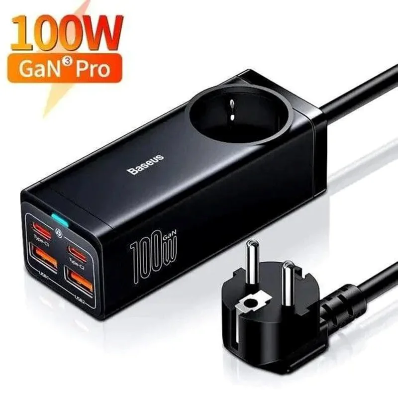 شارژر رومیزی 100 وات بیسوس مدل PSZM000401