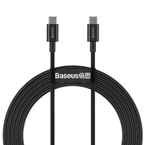 کابل USB-C به USB-C بیسوس مدل Superior 100W طول 2 متر