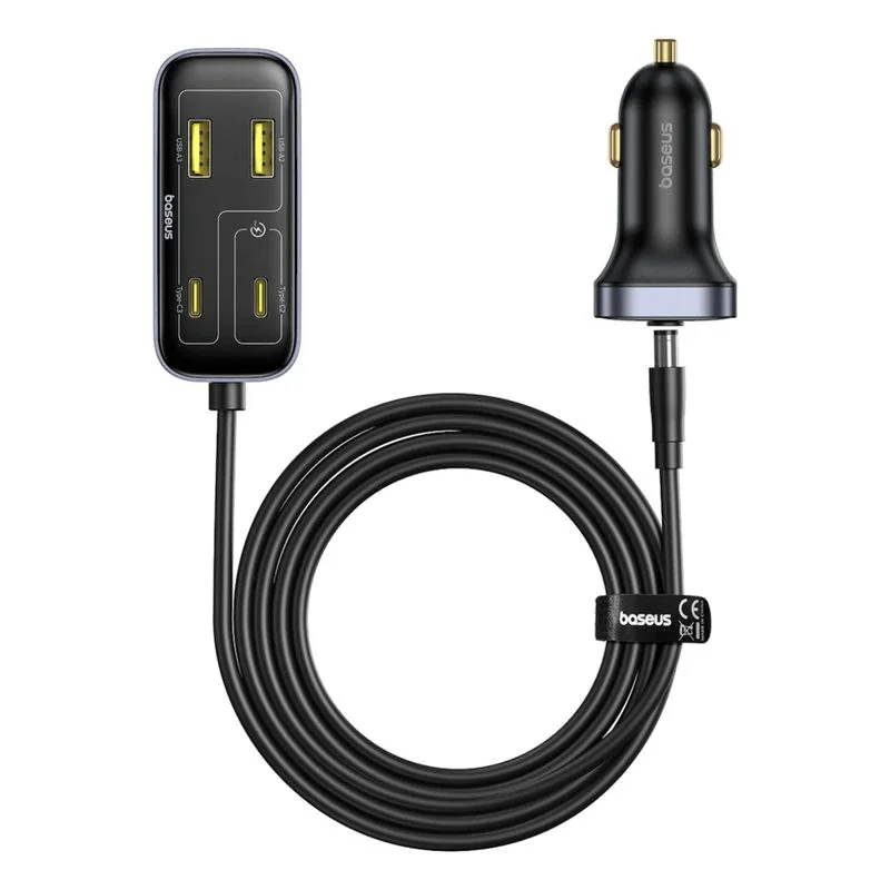 شارژر فندکی 6 پورت 110 وات بیسوس  BackseatPal L1