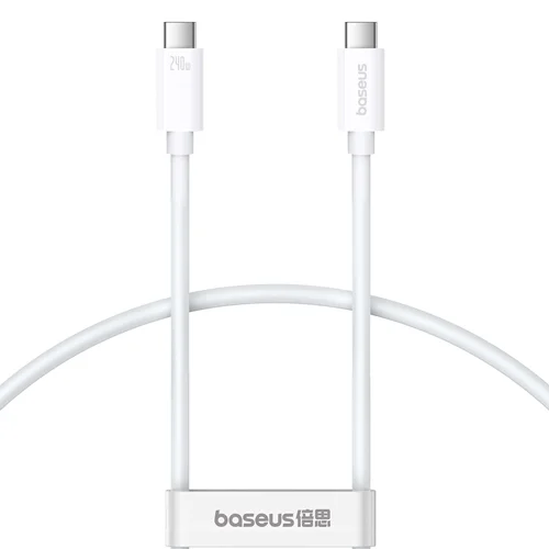 کابل تبدیل USB-C به USB-C بیسوس مدل Superior Series 2 240W طول 1 متر