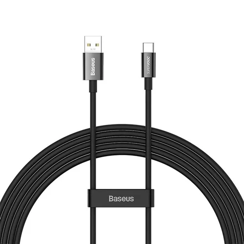 کابل تبدیل USB به USB-C بیسوس مدل SUPERVOOC 65W طول 2 متر