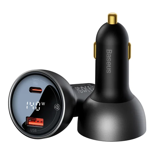 شارژر فندکی بیسوس مدل CCZX-140W به همراه کابل USB-C
